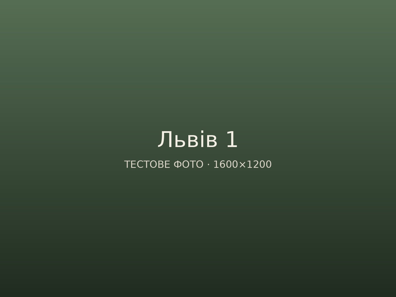Тестовий підпис: Львів, рік.